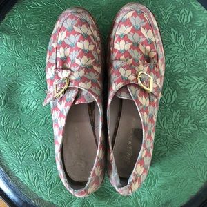 Bass x Rachel Antonoff platform printed loafers